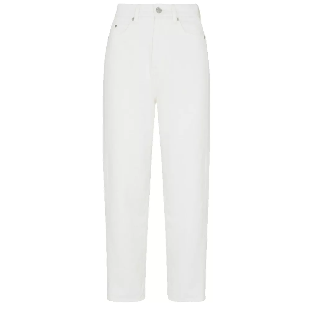 Whistles Authentic White Barrel Leg Jeans